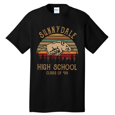 Sunnydale High School Class Of 99 Vintage Wild Boar Tall T-Shirt