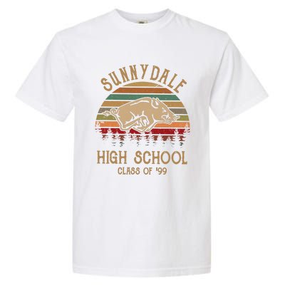 Sunnydale High School Class Of 99 Vintage Wild Boar Garment-Dyed Heavyweight T-Shirt