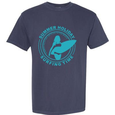 Summer Holiday Surfing Time Garment-Dyed Heavyweight T-Shirt