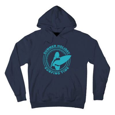 Summer Holiday Surfing Time Tall Hoodie