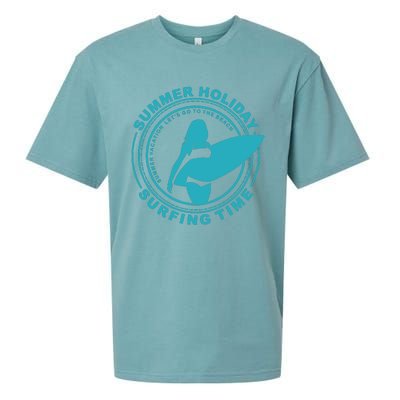 Summer Holiday Surfing Time Sueded Cloud Jersey T-Shirt