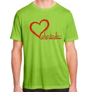 SCAD Heart Survivor Heartbeat Heart Health Awareness Adult ChromaSoft Performance T-Shirt