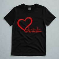 SCAD Heart Survivor Heartbeat Heart Health Awareness T-Shirt