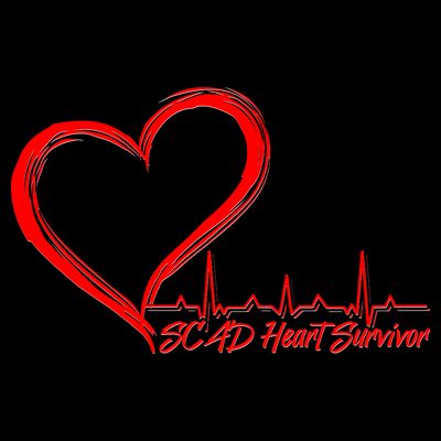 SCAD Heart Survivor Heartbeat Heart Health Awareness T-Shirt