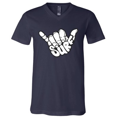 Surfing Hand V-Neck T-Shirt