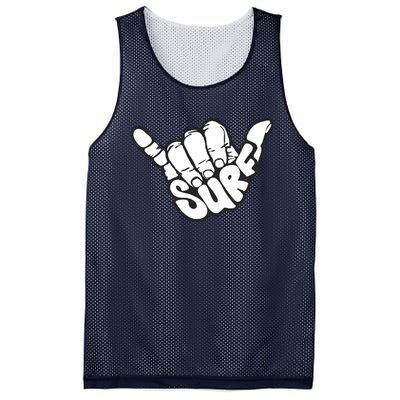 Surfing Hand Mesh Reversible Basketball Jersey Tank