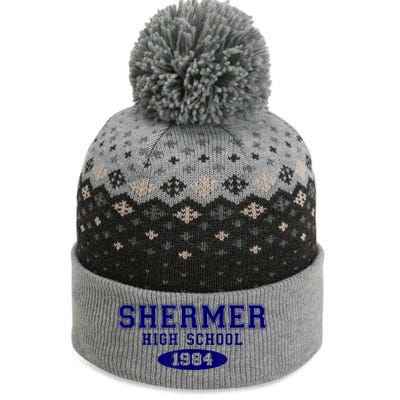 Shermer High School The Baniff Cuffed Pom Beanie