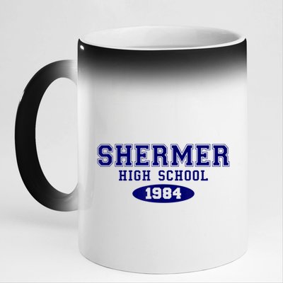 Shermer High School 11oz Black Color Changing Mug