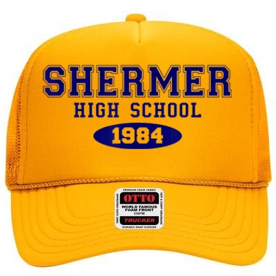 Shermer High School High Crown Mesh Back Trucker Hat