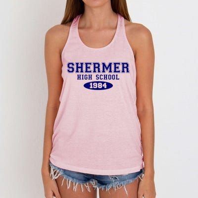 Shermer High School Women's Knotted Racerback Tank