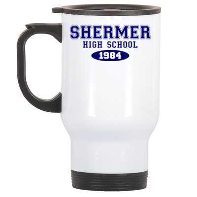 Shermer High School Stainless Steel Travel Mug