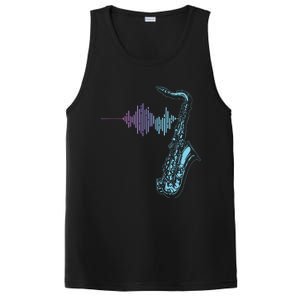 Saxophone Heartbeat PosiCharge Competitor Tank