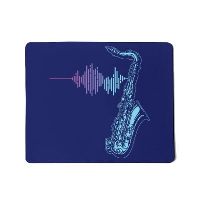 Saxophone Heartbeat Mousepad