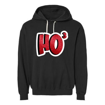 Santa Ho Shorthand Nerdy Engineer Christmas Red Ho3 Garment-Dyed Fleece Hoodie