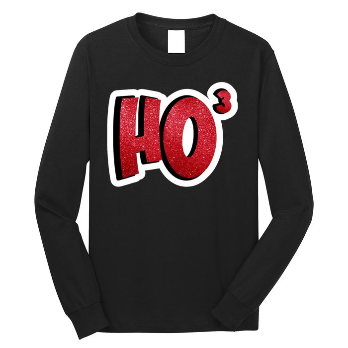 Santa Ho Shorthand Nerdy Engineer Christmas Red Ho3 Long Sleeve Shirt