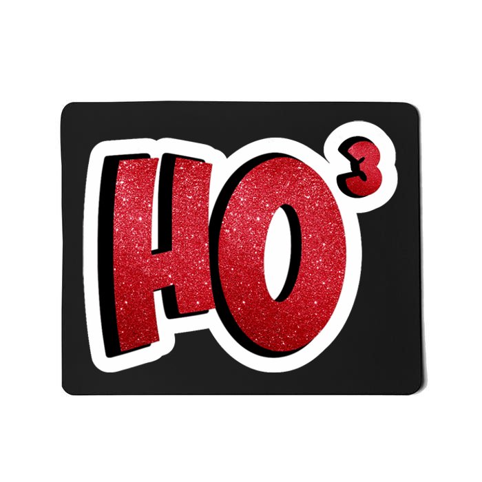 Santa Ho Shorthand Nerdy Engineer Christmas Red Ho3 Mousepad