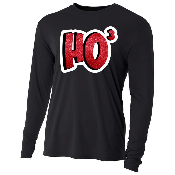 Santa Ho Shorthand Nerdy Engineer Christmas Red Ho3 Cooling Performance Long Sleeve Crew