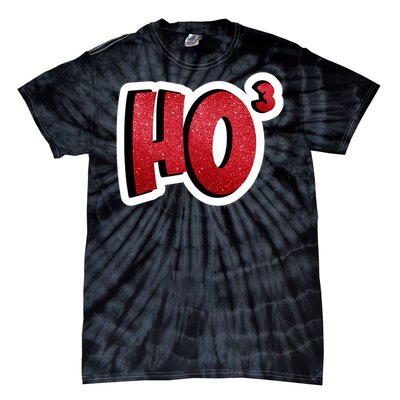 Santa Ho Shorthand Nerdy Engineer Christmas Red Ho3 Tie-Dye T-Shirt