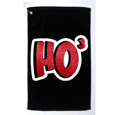 Santa Ho Shorthand Nerdy Engineer Christmas Red Ho3 Platinum Collection Golf Towel