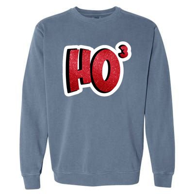 Santa Ho Shorthand Nerdy Engineer Christmas Red Ho3 Garment-Dyed Sweatshirt