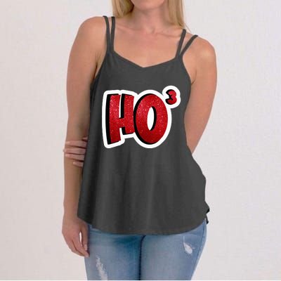 Santa Ho Shorthand Nerdy Engineer Christmas Red Ho3 Women's Strappy Tank