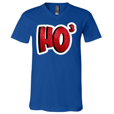 Santa Ho Shorthand Nerdy Engineer Christmas Red Ho3 V-Neck T-Shirt