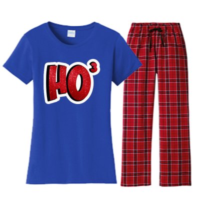 Santa Ho Shorthand Nerdy Engineer Christmas Red Ho3 Women's Flannel Pajama Set