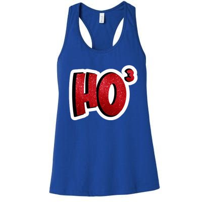 Santa Ho Shorthand Nerdy Engineer Christmas Red Ho3 Women's Racerback Tank