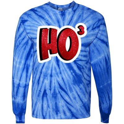 Santa Ho Shorthand Nerdy Engineer Christmas Red Ho3 Tie-Dye Long Sleeve Shirt