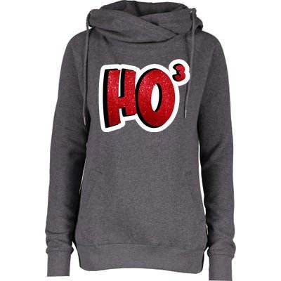 Santa Ho Shorthand Nerdy Engineer Christmas Red Ho3 Womens Funnel Neck Pullover Hood