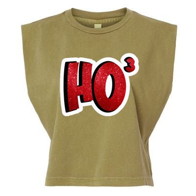 Santa Ho Shorthand Nerdy Engineer Christmas Red Ho3 Garment-Dyed Women's Muscle Tee