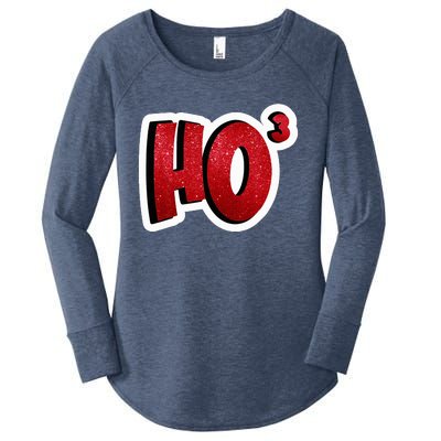 Santa Ho Shorthand Nerdy Engineer Christmas Red Ho3 Women's Perfect Tri Tunic Long Sleeve Shirt