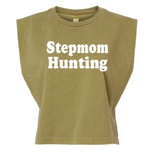 Stepmom Hunting Shirt Stepmom Hunting Funny Saying Quote Garment-Dyed Women's Muscle Tee