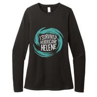 Survived Hurricane Womens CVC Long Sleeve Shirt