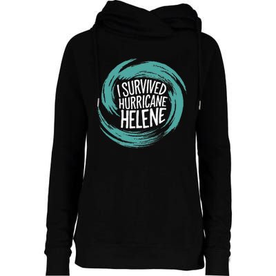 Survived Hurricane Womens Funnel Neck Pullover Hood