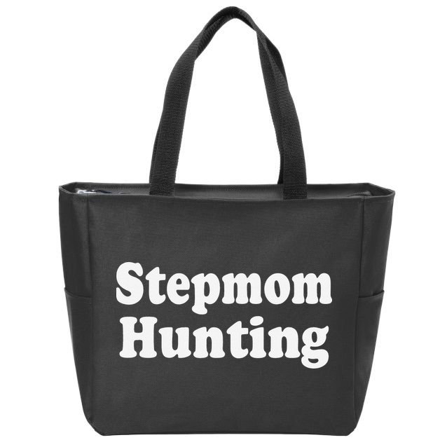 Stepmom Hunting Shirt Stepmom Hunting Funny Saying Quote  Zip Tote Bag