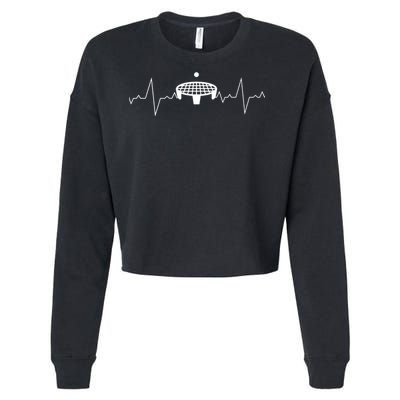 Spikeball Heartbeat Cropped Pullover Crew