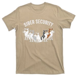 Siberian Husky Siber Security Crew T-Shirt