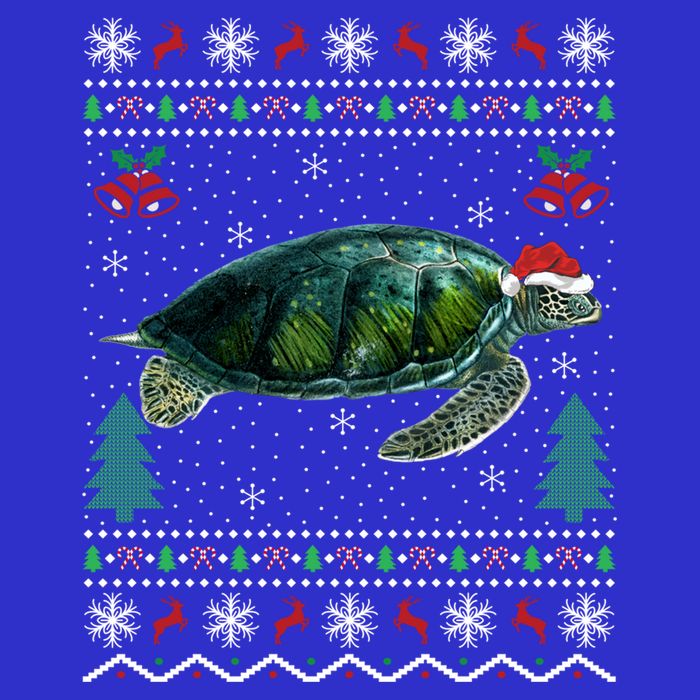 Santa Hat Sea Turtles Lover Xmas Gift Ugly Turtle Christmas Gift Button