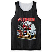 Sleigher Hail Santa Heavy Metal Christmas Rock Xmas Art Mesh Reversible Basketball Jersey Tank