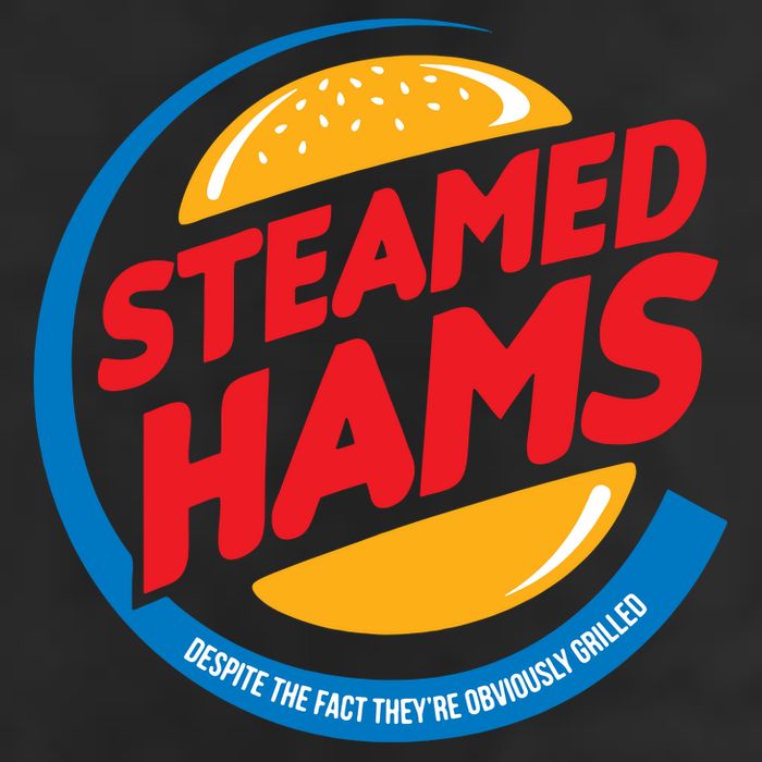 Steamed Hams 7 Panel Mesh Trucker Snapback Hat