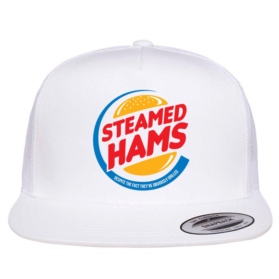 Steamed Hams Flat Bill Trucker Hat