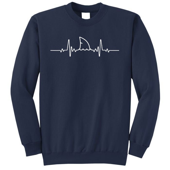 Shark Heartbeat Shark Lovers Fin Ocean Animal Sweatshirt