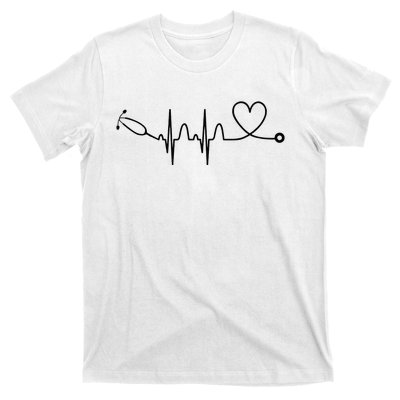 Stethoscope Heartbeat Stethoscope Gift For Doctor & Nurse T-Shirt