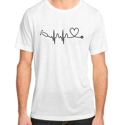 Stethoscope Heartbeat Stethoscope Gift For Doctor & Nurse Adult ChromaSoft Performance T-Shirt