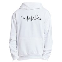 Stethoscope Heartbeat Stethoscope Gift For Doctor & Nurse Urban Pullover Hoodie