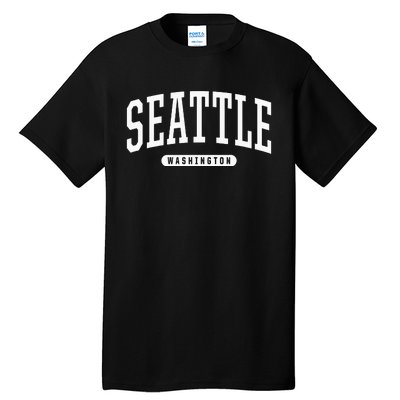 Seattle Hoodie Swea College University Style USA Tall T-Shirt