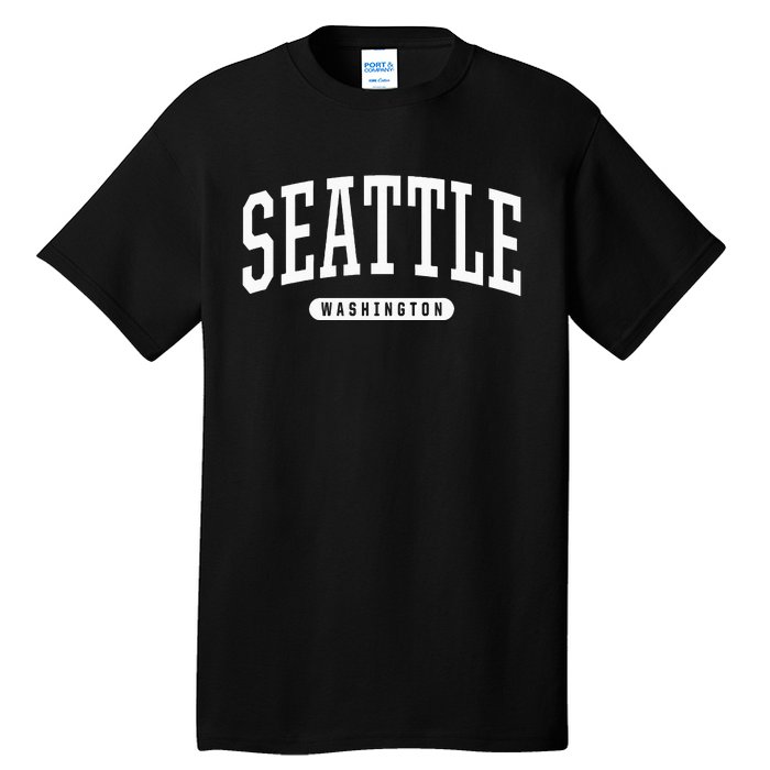 Seattle Hoodie Swea College University Style USA Tall T-Shirt