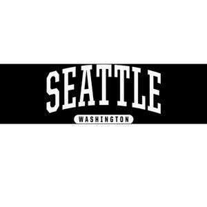 Seattle Hoodie Swea College University Style USA Bumper Sticker