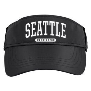 Seattle Hoodie Swea College University Style USA Adult Drive Performance Visor